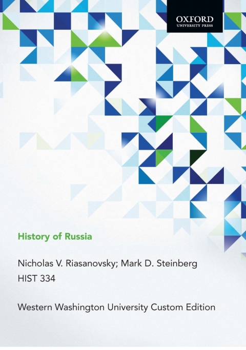 Cover image for book History of Russia, Nicholas V. Riasanovsky; Mark D. Steinberg, HIST 334: Western Washington University Custom Edition