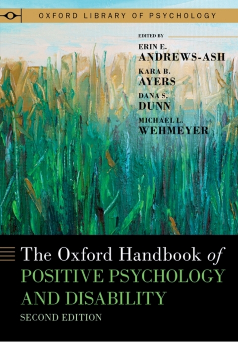 Cover image for book The Oxford Handbook of Positive Psychology and Disability