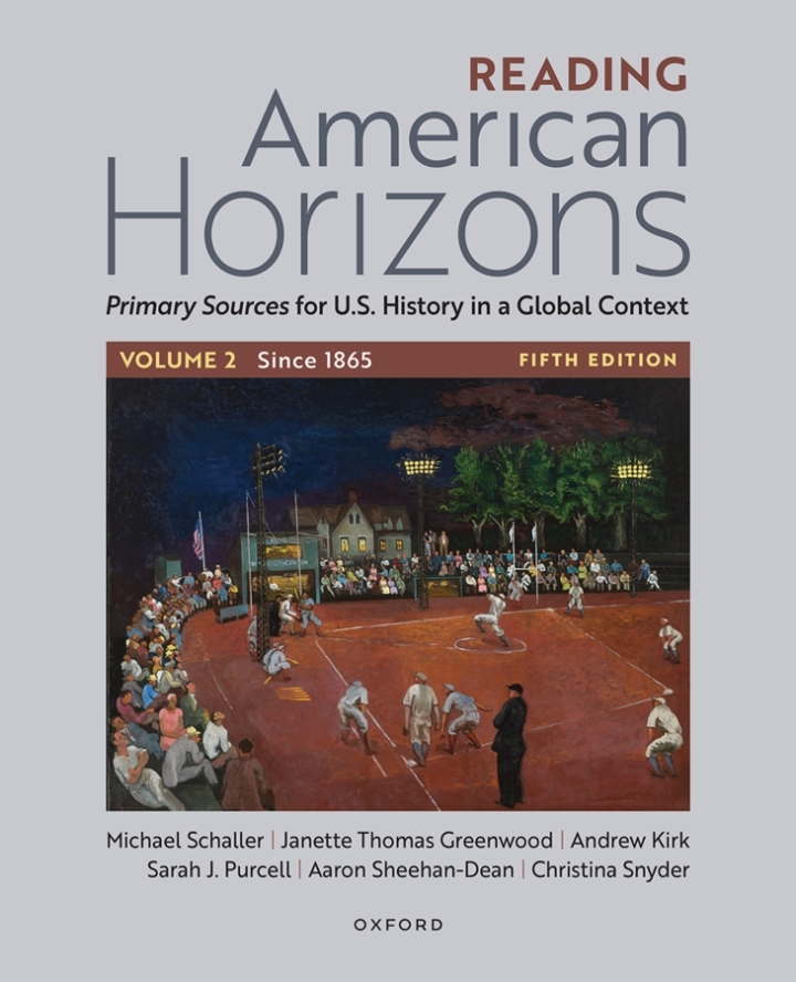 Reading American Horizons Primary Sources for U.S. History in a Global Context, Volume Two: Since 1865, 5th Edition - E-Book - PDF - img
