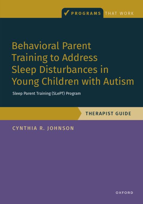 Cover image for book Behavioral Parent Training to Address Sleep Disturbances in Young Children with ASD