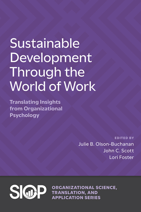 Cover image for book Sustainable Development Through the World of Work