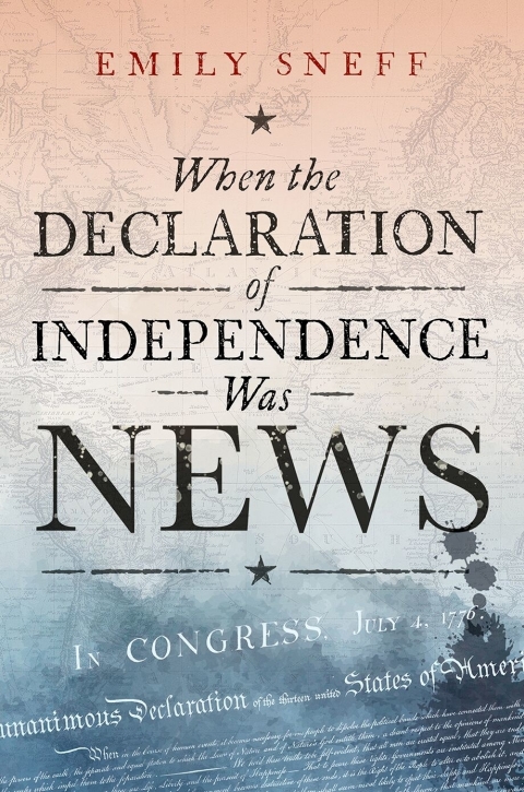 Cover image for book When the Declaration of Independence Was News