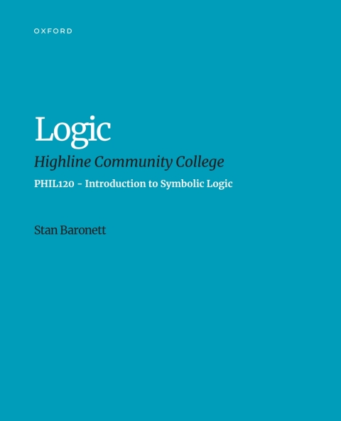 Cover image for book Logic Highline Community College PHIL120- Introduction to Symbolic Logic custom edition