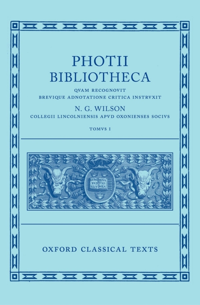Photius: Bibliotheca (Photii Bibliotheca)