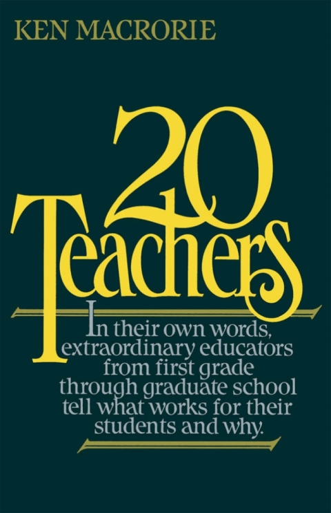Cover image for book Twenty Teachers