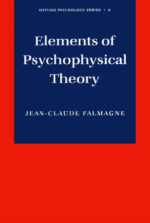 Cover image for book Elements of Psychophysical Theory