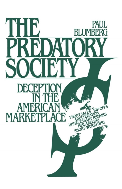 Cover image for book The Predatory Society