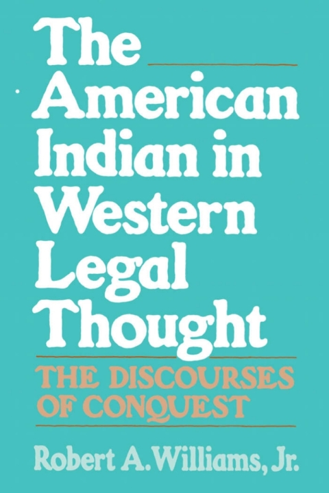 Cover image for book The American Indian in Western Legal Thought