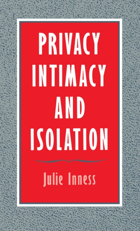 Cover image for book Privacy, Intimacy, and Isolation