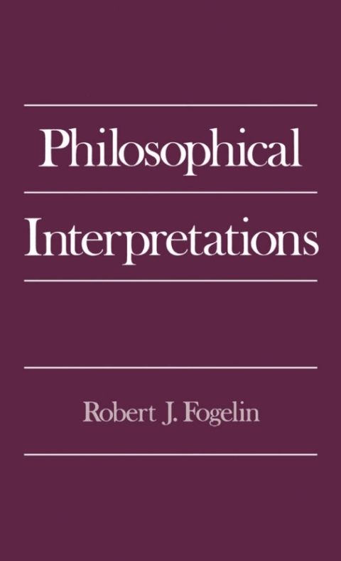 Cover image for book Philosophical Interpretations