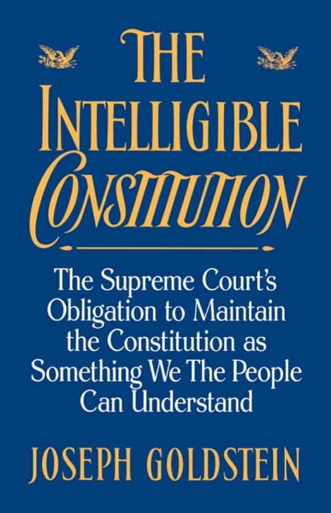 Cover image for book The Intelligible Constitution
