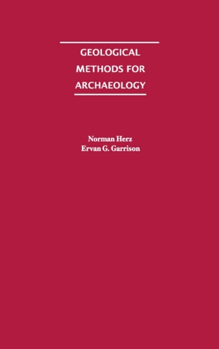 Geological Methods for Archaeology
