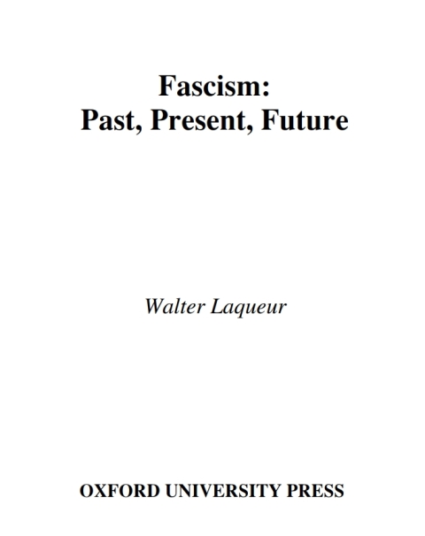 Cover image for book Fascism