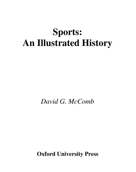 Cover image for book Sports