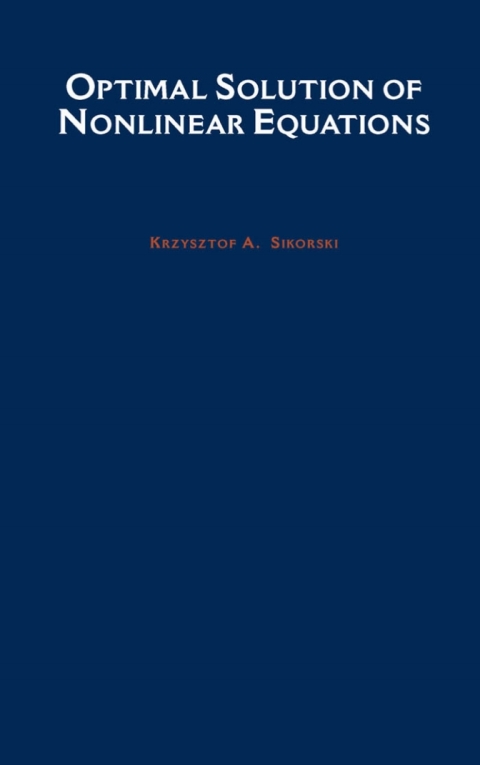 Cover image for book Optimal Solution of Nonlinear Equations
