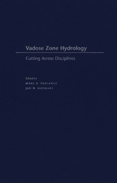 Cover image for book Vadose Zone Hydrology