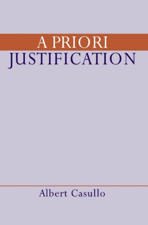 Cover image for book A Priori Justification