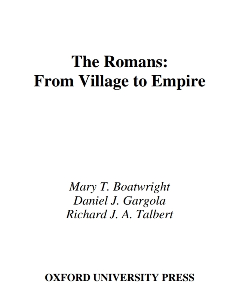Cover image for book The Romans: From Village to Empire