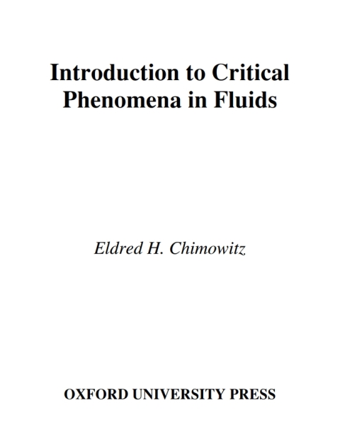 Cover image for book Introduction to Critical Phenomena in Fluids
