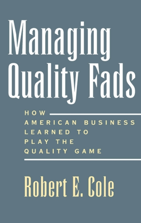 Cover image for book Managing Quality Fads