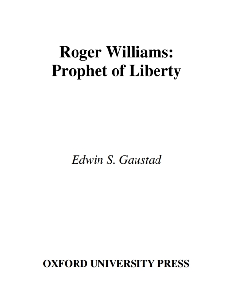Cover image for book Roger Williams
