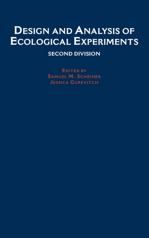 Cover image for book Design and Analysis of Ecological Experiments