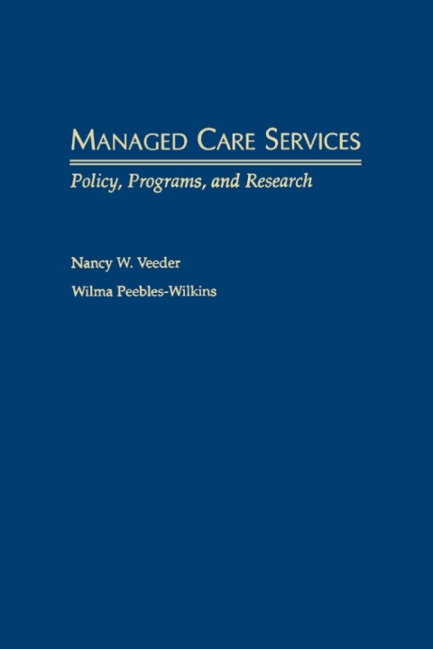 Cover image for book Managed Care Services