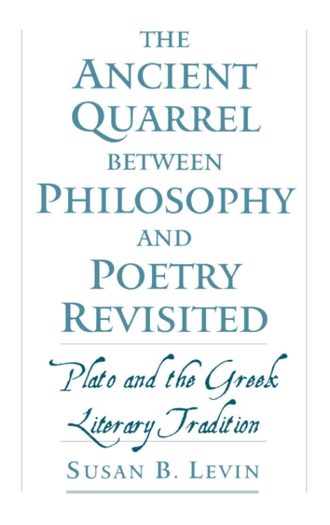 Cover image for book The Ancient Quarrel between Philosophy and Poetry Revisited