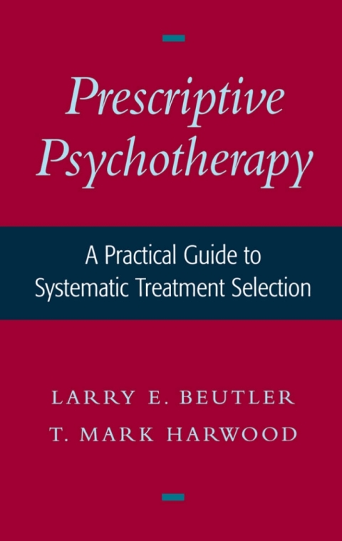 Cover image for book Prescriptive Psychotherapy