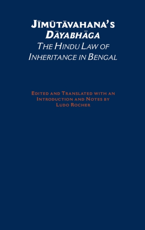 Cover image for book Jimutavahana's Dayabhaga