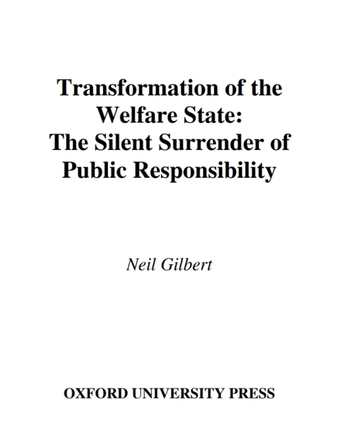 Cover image for book Transformation of the Welfare State