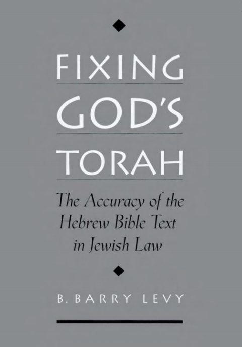 Cover image for book Fixing God's Torah