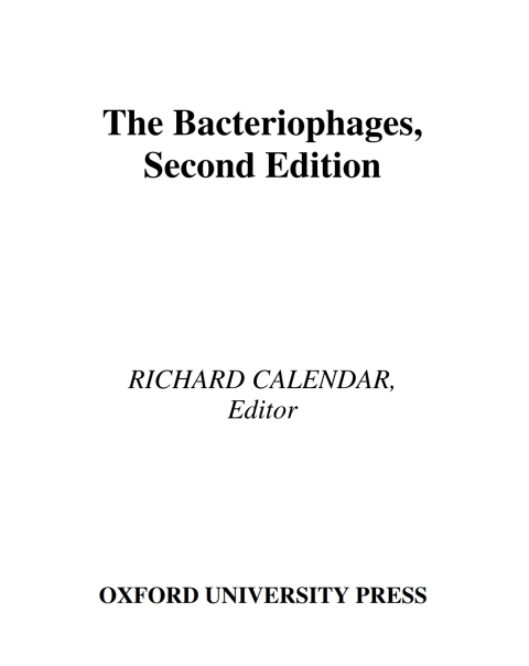 Cover image for book The Bacteriophages