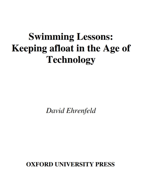 Cover image for book Swimming Lessons