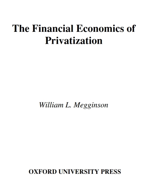Cover image for book The Financial Economics of Privatization
