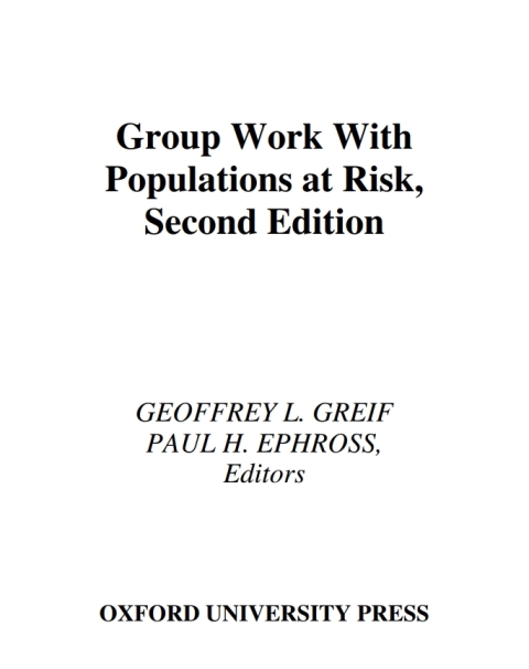 Cover image for book Group Work with Populations at Risk