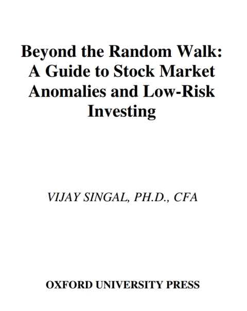 Cover image for book Beyond the Random Walk