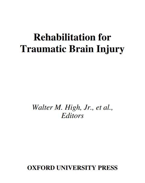 Cover image for book Rehabilitation for Traumatic Brain Injury