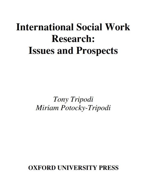 Cover image for book International Social Work Research