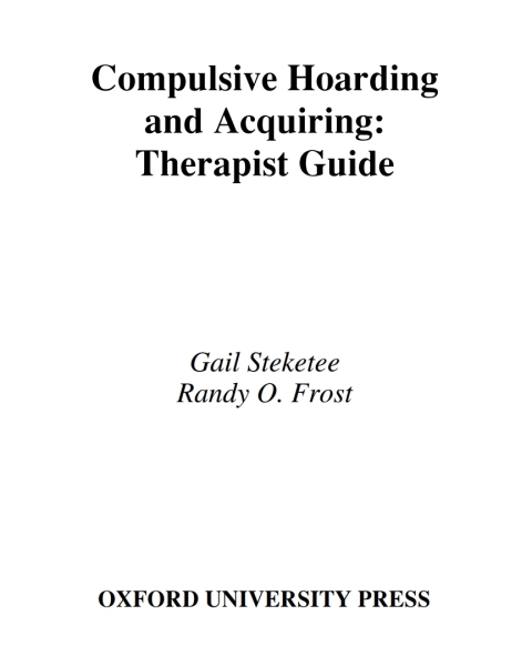Cover image for book Compulsive Hoarding and Acquiring
