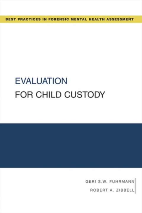 Cover image for book Evaluation for Child Custody