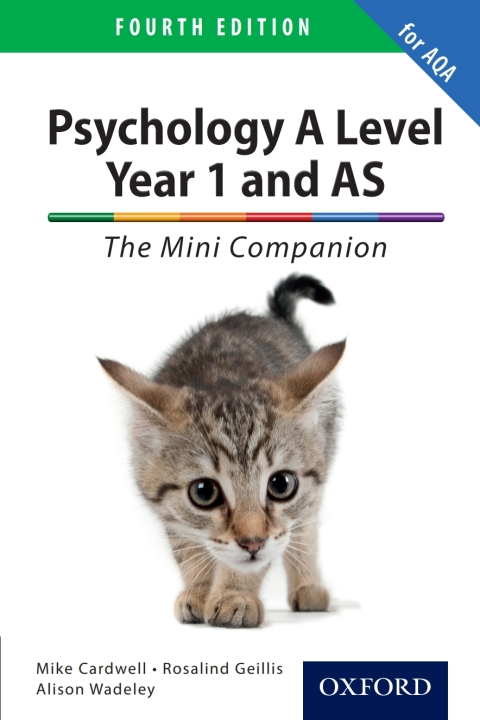 Cover image for book Psychology A Level Year 1 and AS: The Mini Companion for AQA
