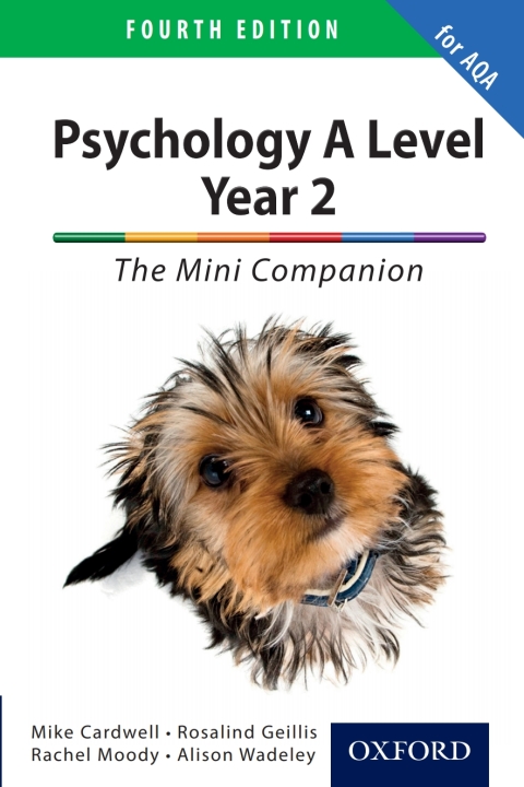Cover image for book Psychology A Level Year 2: The Mini Companion for AQA