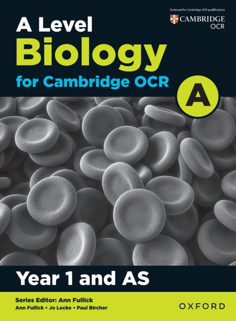Cover image for book A Level Biology for OCR A: Year 1 and AS