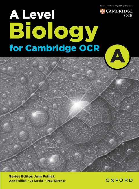 Cover image for book A Level Biology for OCR A