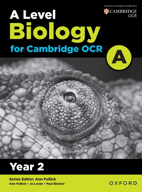 Cover image for book A Level Biology for OCR A: Year 2