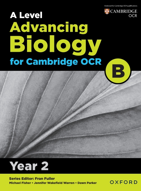 Cover image for book A Level Advancing Biology for OCR B: Year 2