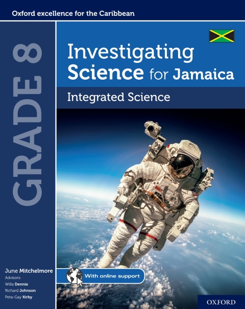 Cover image for book Investigating Science for Jamaica: Integrated Science Grade 8