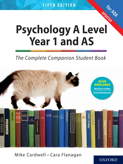 Cover image for book Psychology A Level Year 1 and AS: The Complete Companion Student Book for AQA