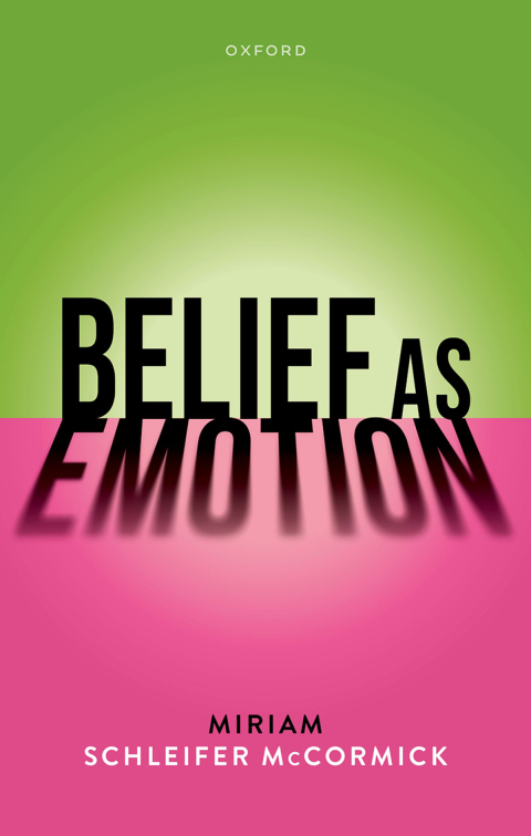 Cover image for book Belief as Emotion